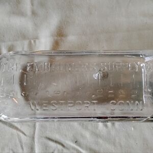 Vintage bottle the embalmers supply